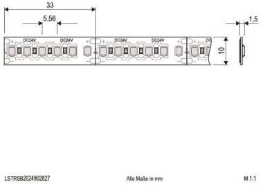 EVN LEDStrip IP20 20W/m LSTRSB2024902827 