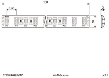EVN Unicolor LED     LSTRSB5424603501-25 