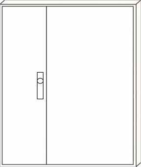 f-tronic Leergehäuse H950 B800mm   ZA093 