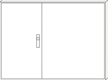 f-tronic Leergehäuse H950 B1300mm  ZA095 