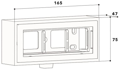 GGK 16718 Leerdose 3-fach   LFG 15x30-D3 