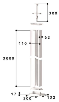 GGK 18682    BRA 60x110/80 SOLO-DAS 3000 