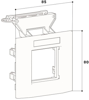 GGK 4690 Steckdose 1f KSE/AR- KSE/AR-1-V 