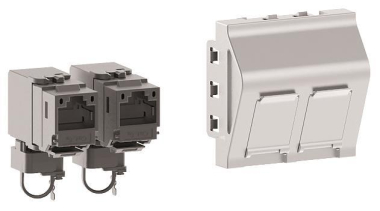 GGK Datendose M45 2Ports Aluoptik   6643 