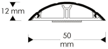 GGK Aufbodenkanal ABK trend 12x50   6685 