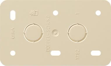 GIRA Montageplatte 2f-Steckd.AP   008213 