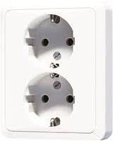 JG ST Schuko 2fach              CD5020WW 