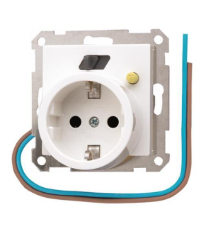 JG A 500 FI-SCHUKO-Steckdose   A520.30WW 