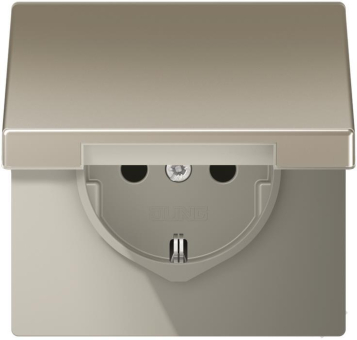 Jung SCHUKO Steckd.m.Klappd.o. ES1520NKL 