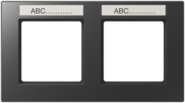Jung Rahmen 2fach Schriftf AC5820BFNAANM 
