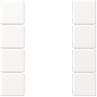 Jung Tastensatz komplett 4f   A504TSAWWM 