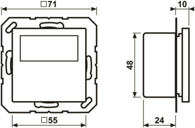 Jung Raumtemperaturregler     TRDA1790SW 