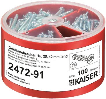 Kaiser Geräteschrauben-Box       2472-91 