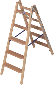 Krause Holz-Kombi-Doppelleiter 2x5 