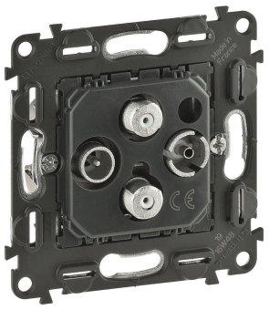 Legrand 753056 Einsatz TV-R-SAT-SAT Dose 