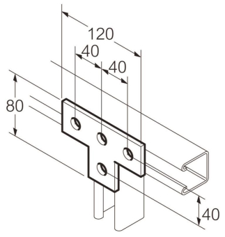 Legrand SB603 T-Verbinder 120x80/40 