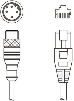 Leuze Verb.- KSS ET-M12-4A-RJ45-A-P7-010 