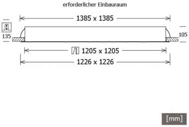 LTS Einbauleuchte  PLL 57.1225.30.1/DALI 