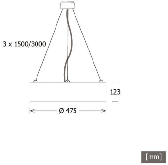 LTS Pendelleuchte   PLL 28.475.40.1/DALI 