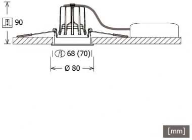 LTS FLIR    FLIR 100.1040.35/DALI silber 