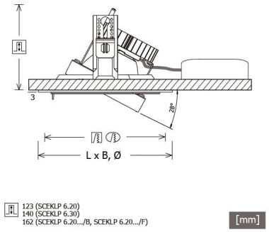 LTS SCEKLP 6.2030.25/DALI ws      645144 