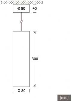 LTS FUZZY- FUZZY 080.1040.25.3/DALI weiß 