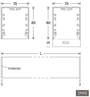 LTS Anbau-&    LK-P 070.001 OAG/... weiß 
