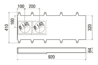 Maico Laibungselement f.Duo 0093. Duo LE 