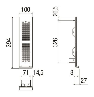 Maico Abdeckung f.Laibungselement Duo AE 