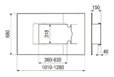 Maico Dacheindeckrahmen  PP 45 DER 25-35 