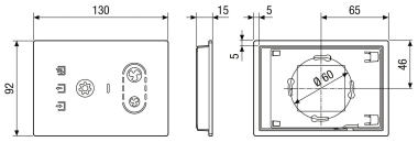Maico Design-Bedienteil f.WS   RLS G1 WS 