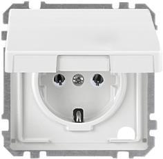 Merten SCHUKO-Steckdose m.Klappd. 233014 