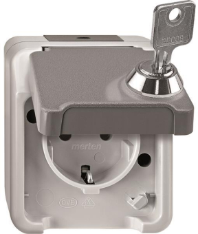 Merten SCHUKO-Steckdose abschl.   238104 