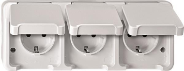 Merten SCHUKO-Dreifach Steckdose  239819 