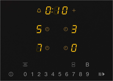 Miele KM 7373 FL sw Kochfeld Induktion 