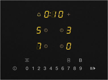 Miele KM 7414 FX GLAS Kochfeld Induktion 