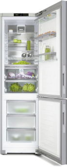Miele KFN 4898 AD grau Kühlkombi 