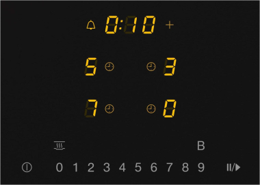 Miele KM 7361 FL sw Kochfeld Induktion 