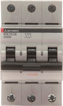 Mitsubishi Sicher- BHW-T10 3P Type C 10A 
