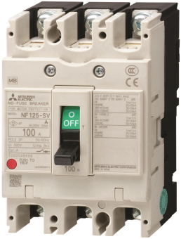 Mitsubishi Leistungs-    NF125-SV 3P 80A 
