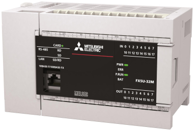 Mitsubishi CPU DC24V        FX5U-32MR/DS 