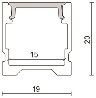 Nobile Alu U-Profil 4         5011148803 