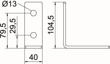 OBO GMS 4 VW 90 FT Verbindungswinkel 90° 