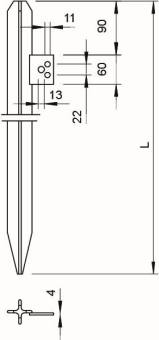 OBO 213 2000 DIN Kreuzerder 