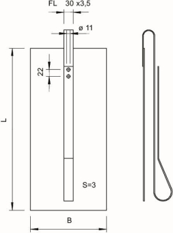OBO 1816 F-500X1000 Erdplatte 500x1000x3 
