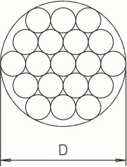 OBO S 9-CU Kupferseil 19x1,8mm Cu kupfer 