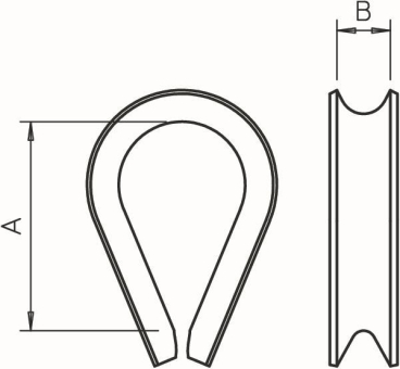 OBO 946 10 FT Seilkausche 10mm St FT 