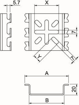 OBO MPG 65 A4 Montageplatte klein 