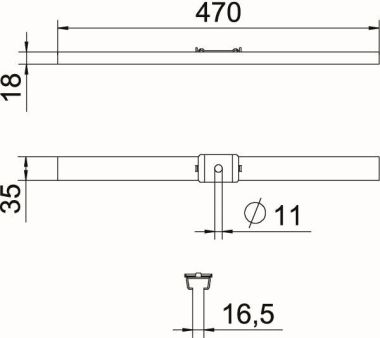 OBO GMS 470 FS Mittenabhängung 