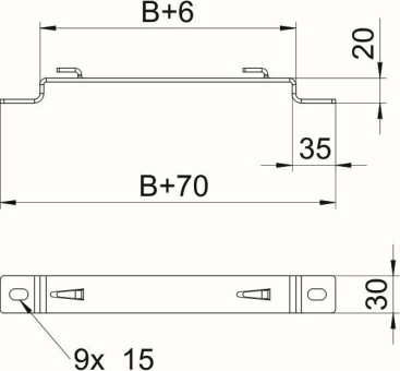 OBO DBLG 20 100 FT Distanzbügel 